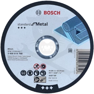 Vágókorong 125 x 1.0 x 22,23 mm METAL 80m/s - Bosch -
