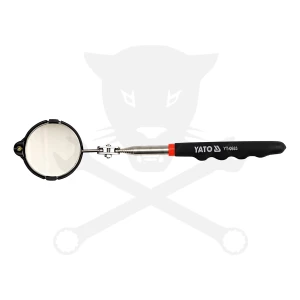 Tükör 54 mm teleszkópos max. 920 mm lámpával - Yato