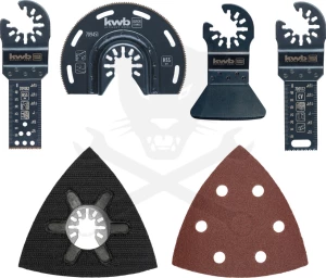 Multifunkciós tartozék készlet univerzális 17 részes - KWB