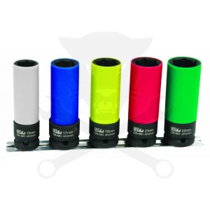 Légkulcsfej készlet 1/2" 5 db-os alufelnihez - SP Tools