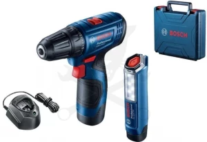 Fúró-csavarozó, akkus 12V 30 Nm 2x2.0 Ah GSR120-LI+GLI12V-300