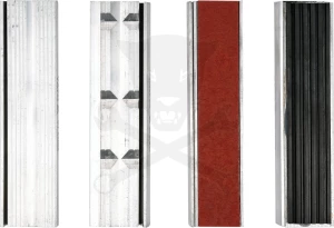 Satuhoz lágy-pofa 125 mm-es betét készlet 4 pár - mágneses kivitel -Yato