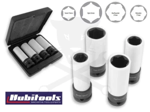 Légkulcsfej készlet 1/2" 4 db-os alufelnihez - SPECIÁLIS MÉRETEK