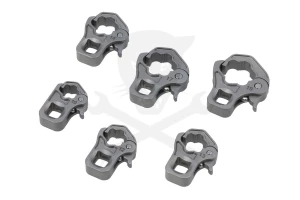 Csillagkulcs adapter készlet nyitható 3/8" 6 db: 10-19 mm "Crowfoot" -