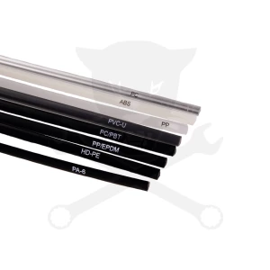 Műanyag hegesztő huzal TESZTKÖTEG:ABS/PP/PS/PA-6/PC/PP-EPDM/HD-PE/KPVC