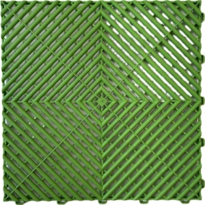 Műhelypadló - SwissDeck RibDeck Classic 33,3 x 33,3 cm - Fluor Green