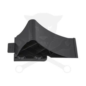 Kerék ék - támasztó ék - személygépkocsihoz műanyag + tartó fekete