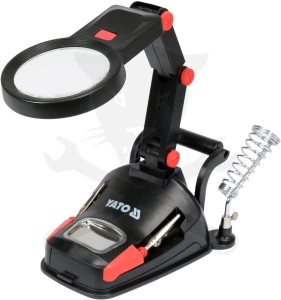 Panel tartó + nagyító - harmadik kéz - Yato