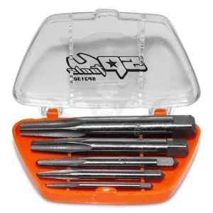 Csavarkiszedő - törtcsavar kihajtó készlet 4 db-os 1/8" - 3/8" - kúpos -