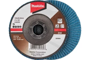 Csiszolótányér, lamellás 125 mm 40-es - INOX - Makita