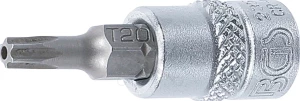 Rátűzőkulcs - crowa+bit 1/4" torx, furatos TPX20 x 38 mm - BGS