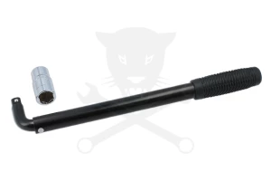 Nyomatékkulcs 120 Nm előre fixen beállított + 17/19mm dugófej - Laser