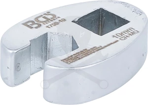 Villáskulcs adapter nyitott 3/8"-os 10 mm "Crowfoot"